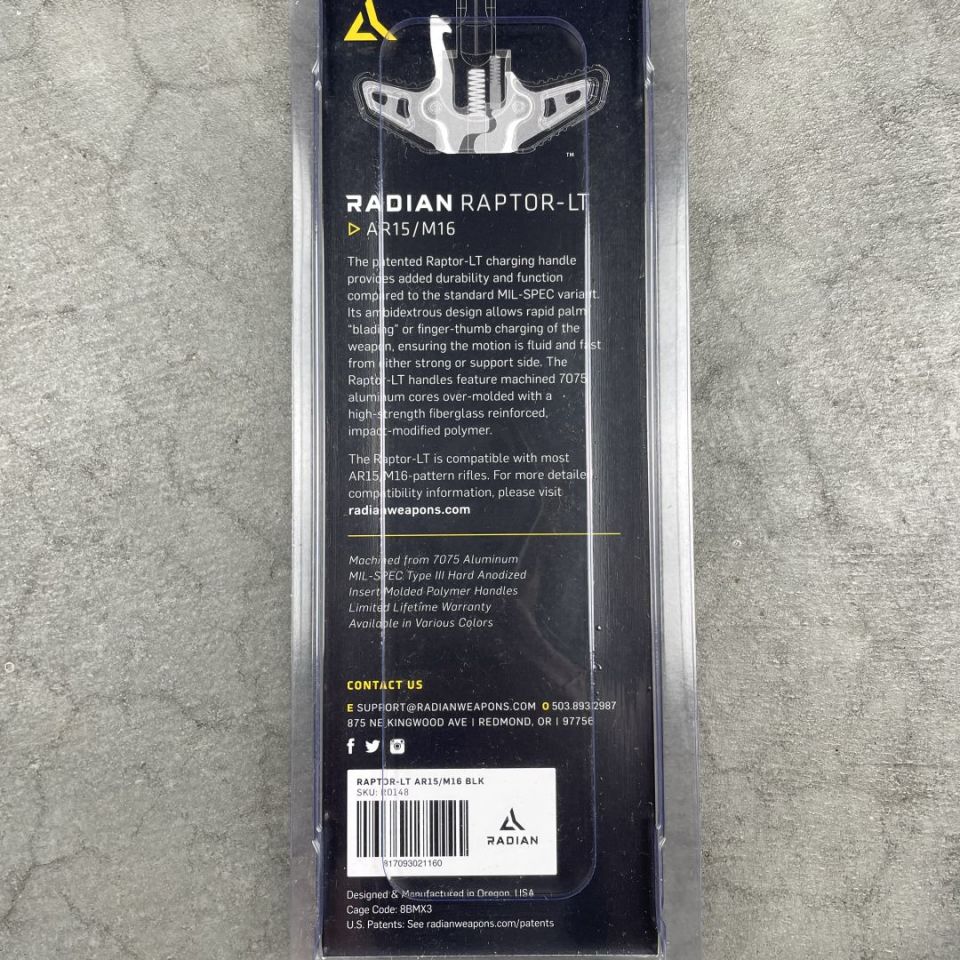 Image 2 - NIB Black Radian Raptor LT