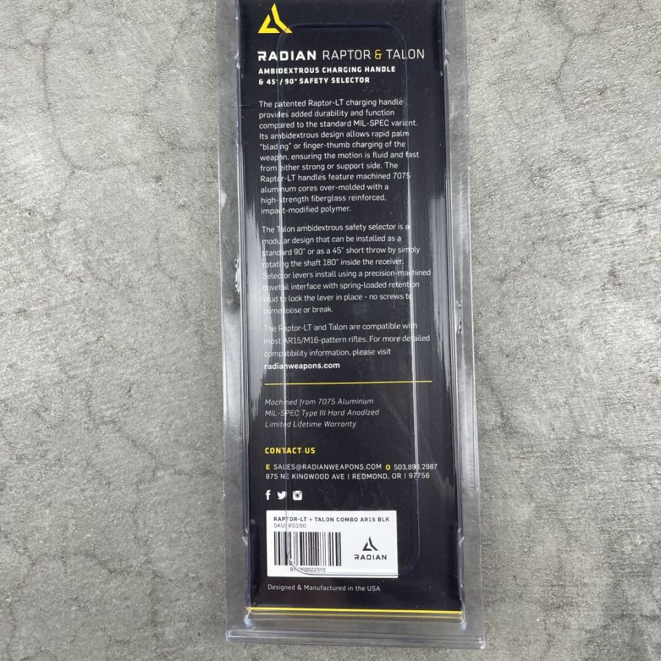 Image 2 - Radian Raptor LT/Talon Combo