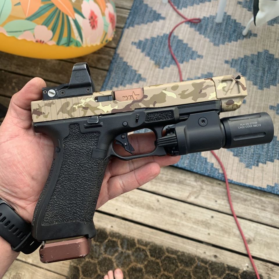 Image 1 - Custom Glock 19x multicam Arid