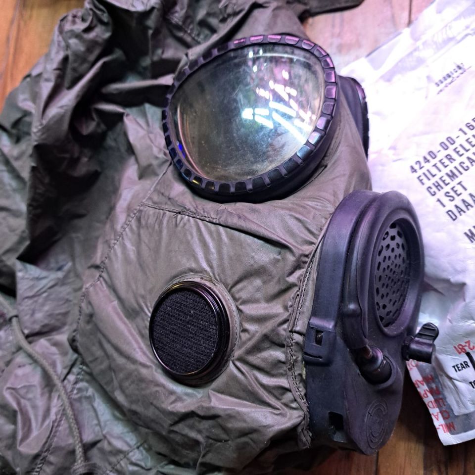Image 1 - US M17A2 gas mask