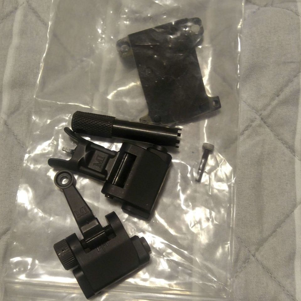Image 1 - Midwest ind flipup BUIS set (Front and rear sight included) 