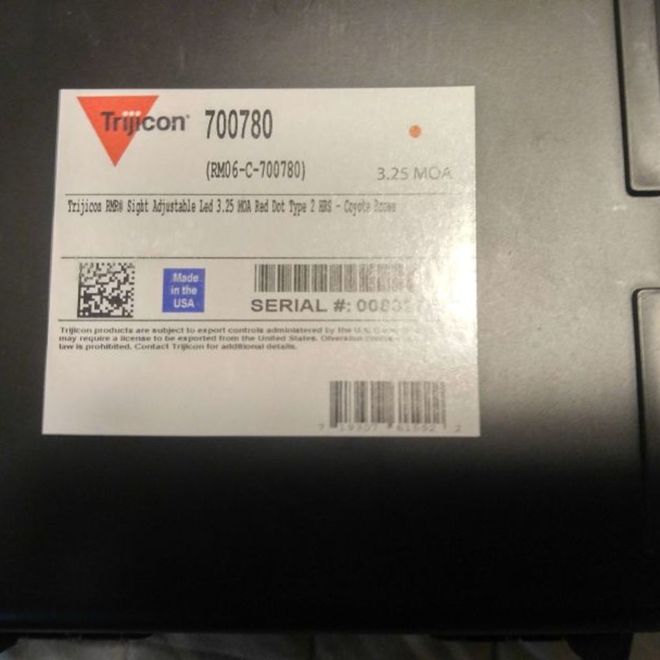 Image 5 - LNIB Trijicon RMR HRS + Sealing plate (SOLD)