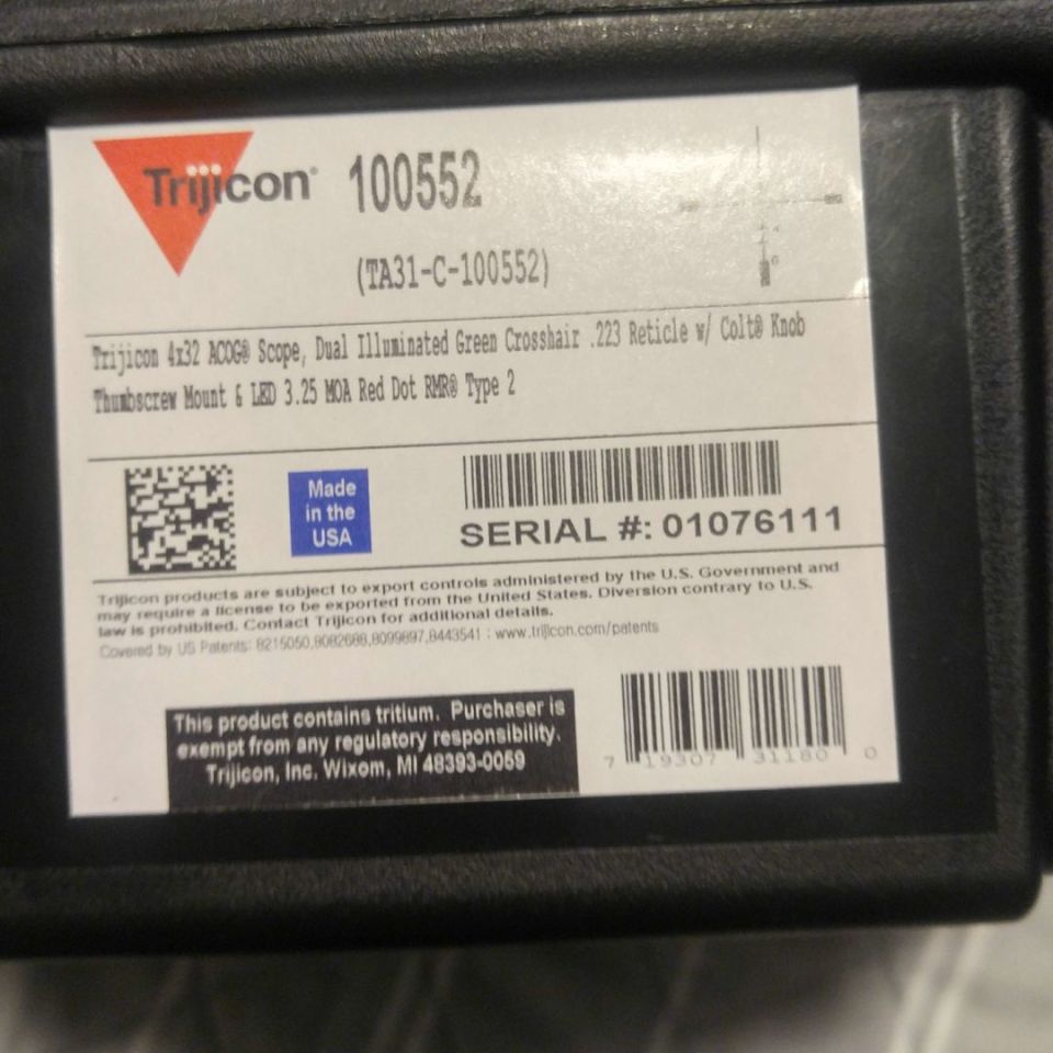 Image 4 - ACOG TA31CH-G + RM35 Mount