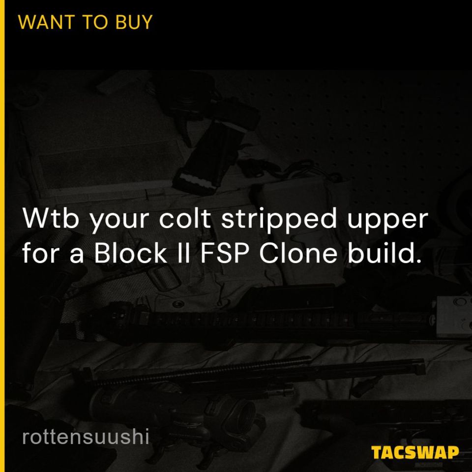 Image 1 - WTB: COLT STRIPPED UPPER 