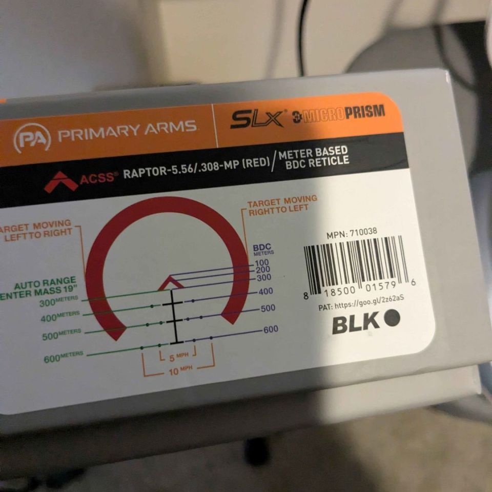 Image 2 - Primary arms 3x Micro prism
