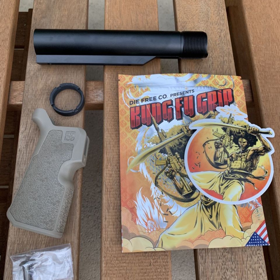 Image 1 - Kung Fu Grip + Buffer Tube&Nut