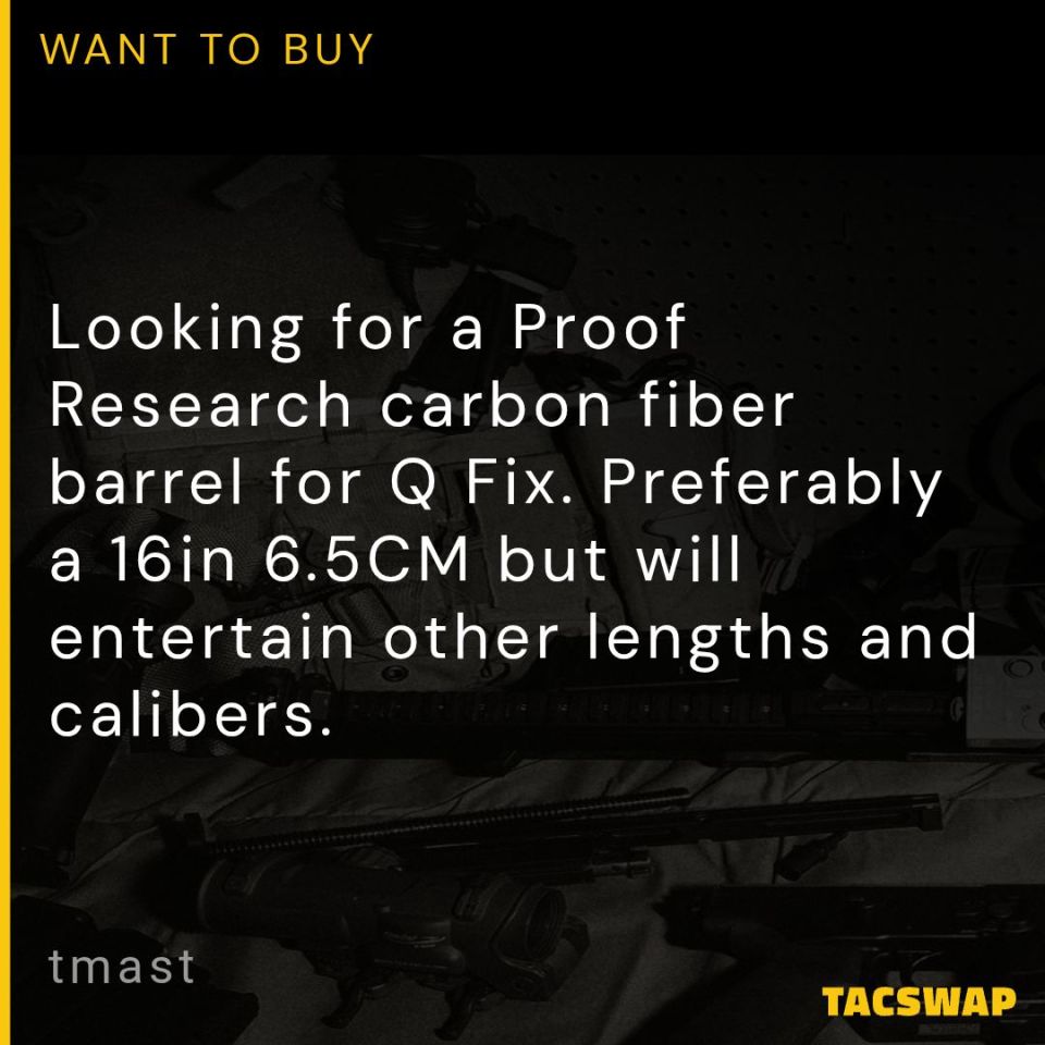 Image 1 - Carbon Fiber Barrel