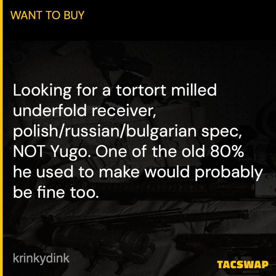 Image 1 - Milled AK receiver