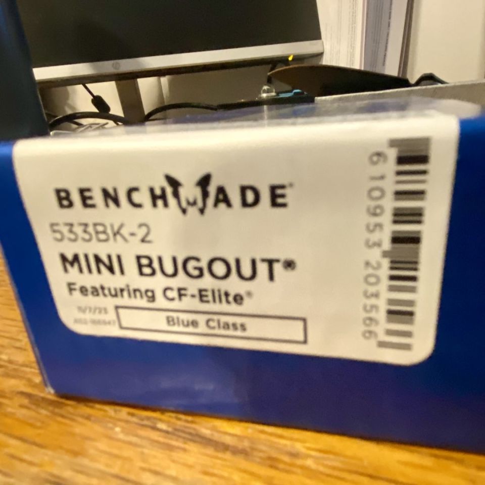 Image 4 - Nib benchmade CF ELITE BLACK 