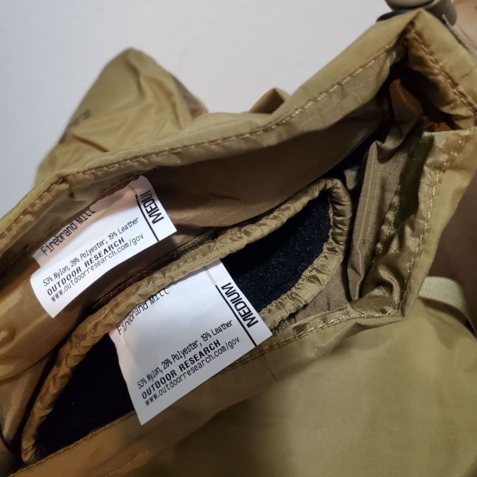 Image 3 - OR Firebrand mitts w/liners 