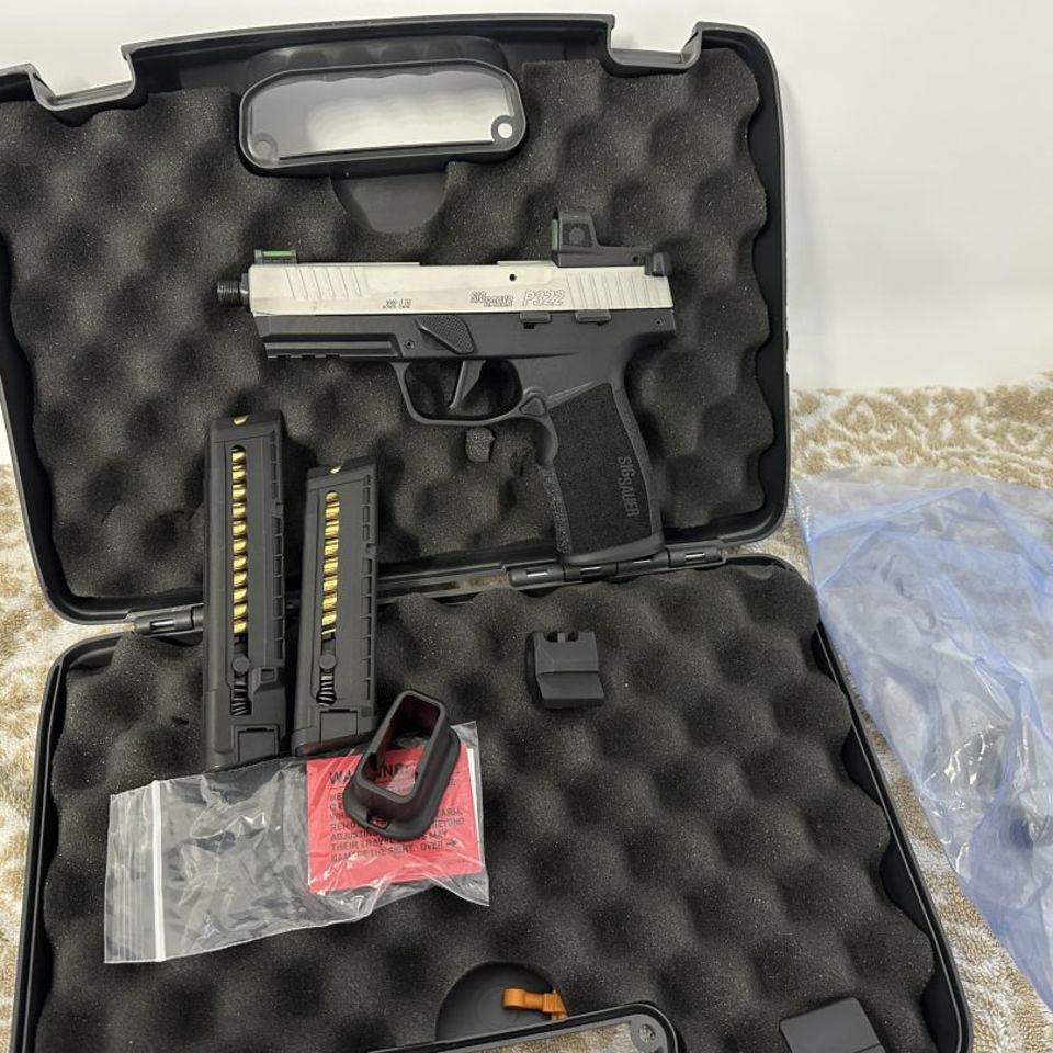 Image 4 - Sig P322T Threaded w Red dot 