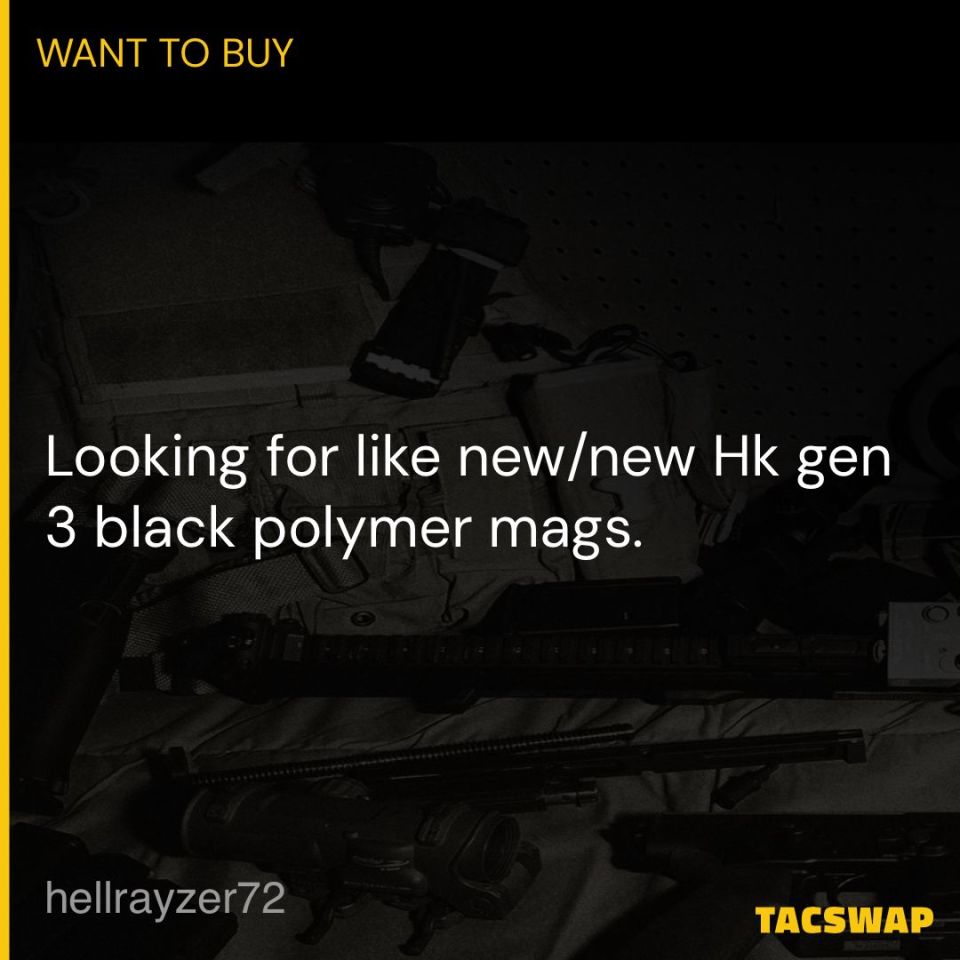 Image 1 - Hk Gen 3 polymer black mags
