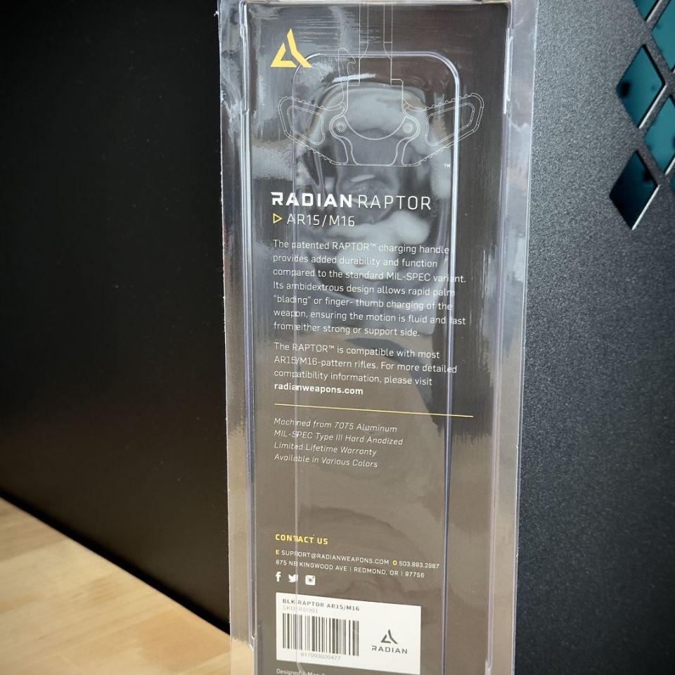 Image 2 - Radian Raptor Charging Handle