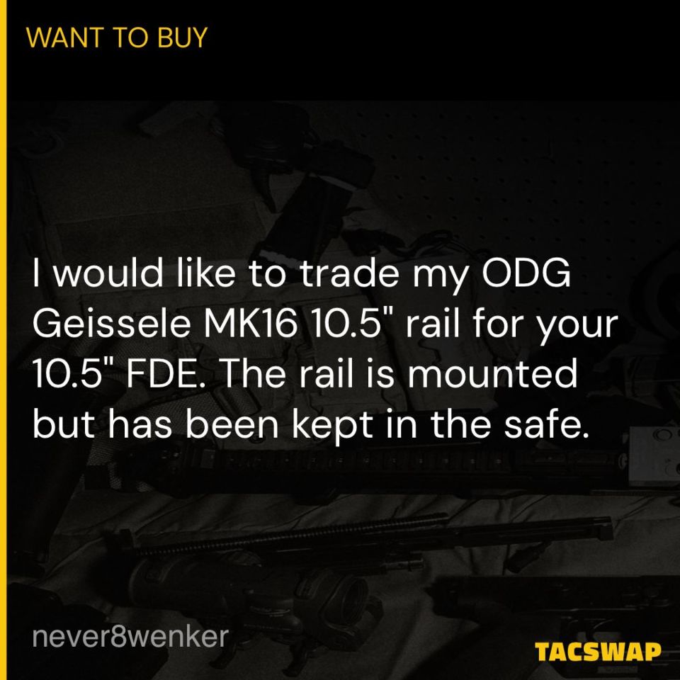 Image 1 - My ODG MK16 Rail for your FDE