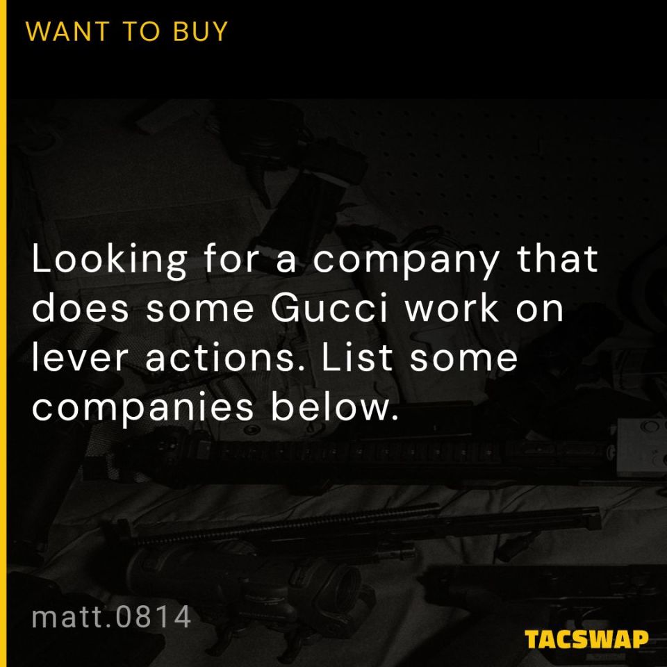 Image 1 - Gucci Lever Actions