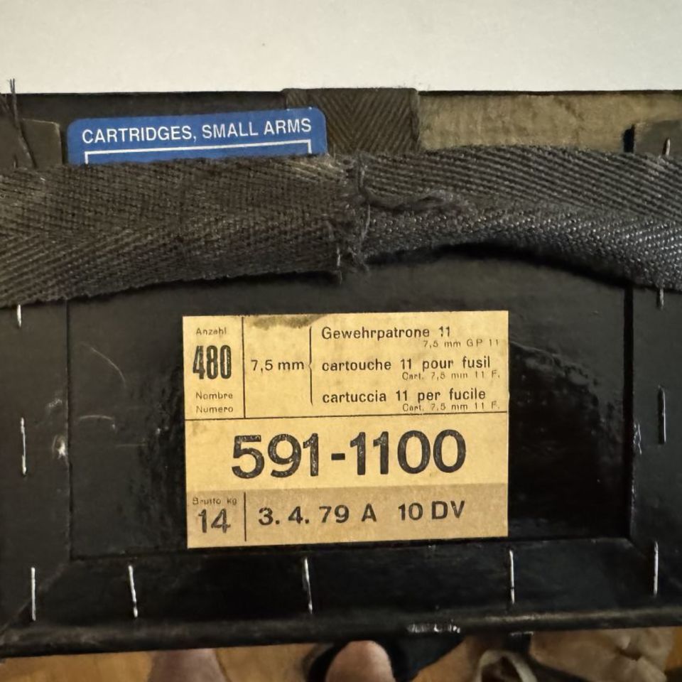 Image 2 - Case of GP11 7.5x55 Swiss