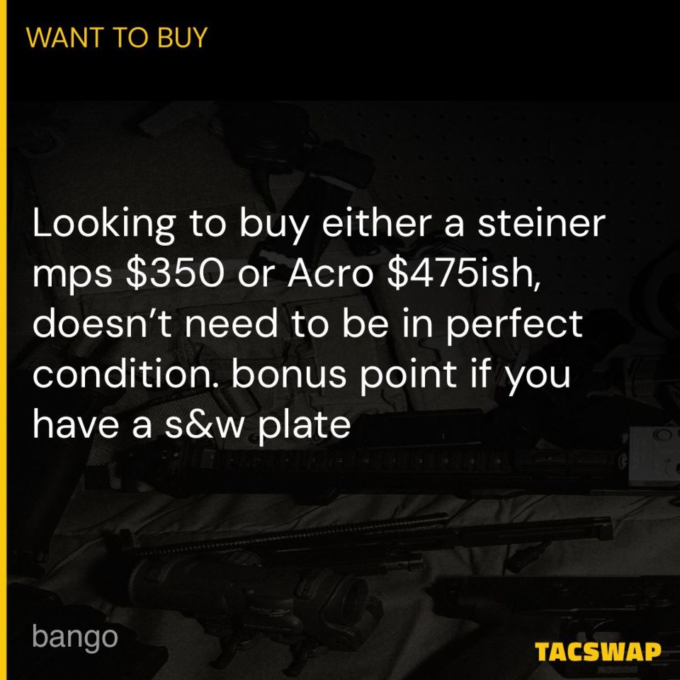 Image 1 - WTB Steiner Mps/Aimpoint Acro