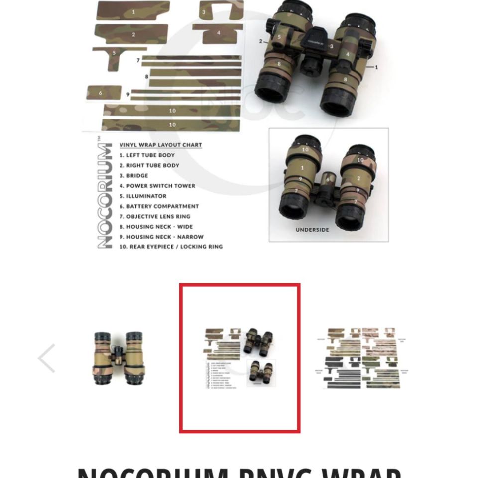 Image 3 - NOCORIUM RNVG WRAP multicam Bl