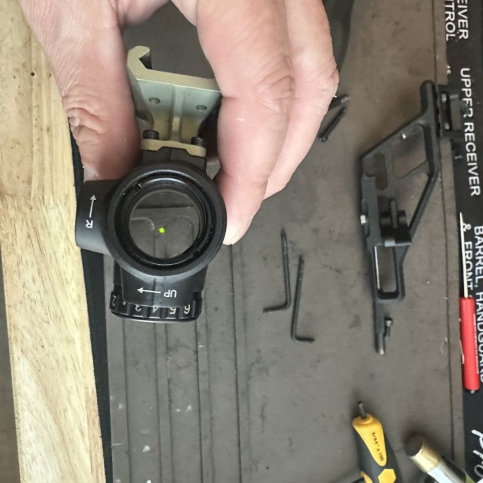 Image 2 - Trijicon green mro with mount 