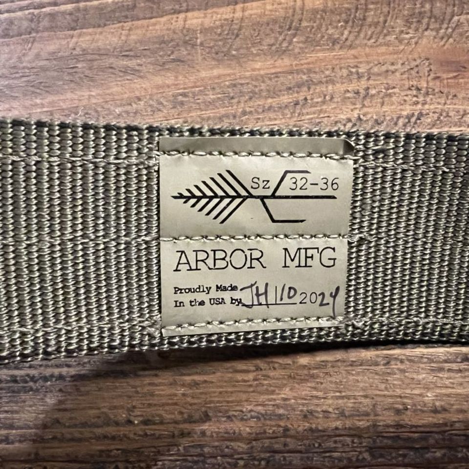 Image 2 - Arbor Arms Liner Belt 