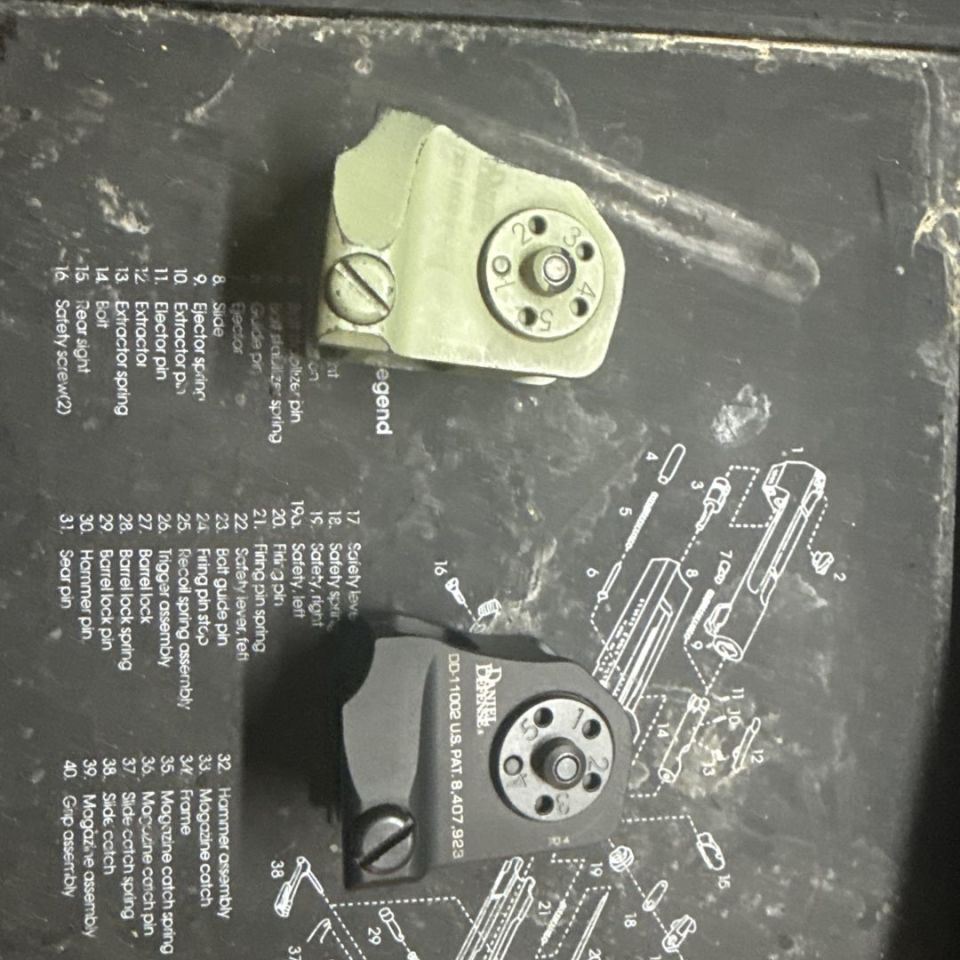 Image 1 - Daniel Defense rear irons