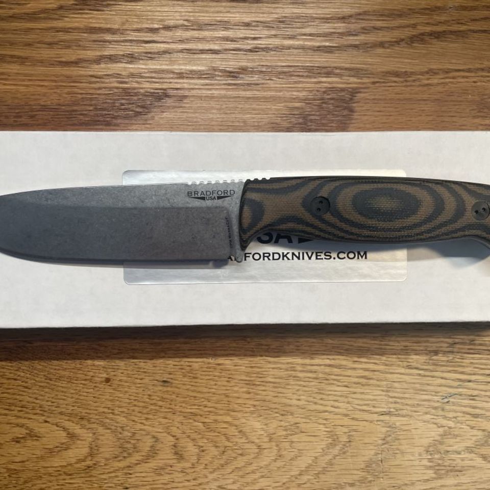 Image 2 - *New and unused* Bradford Guardian 5.5 Knife, 5.05" inch (Magnacut  steel blade)