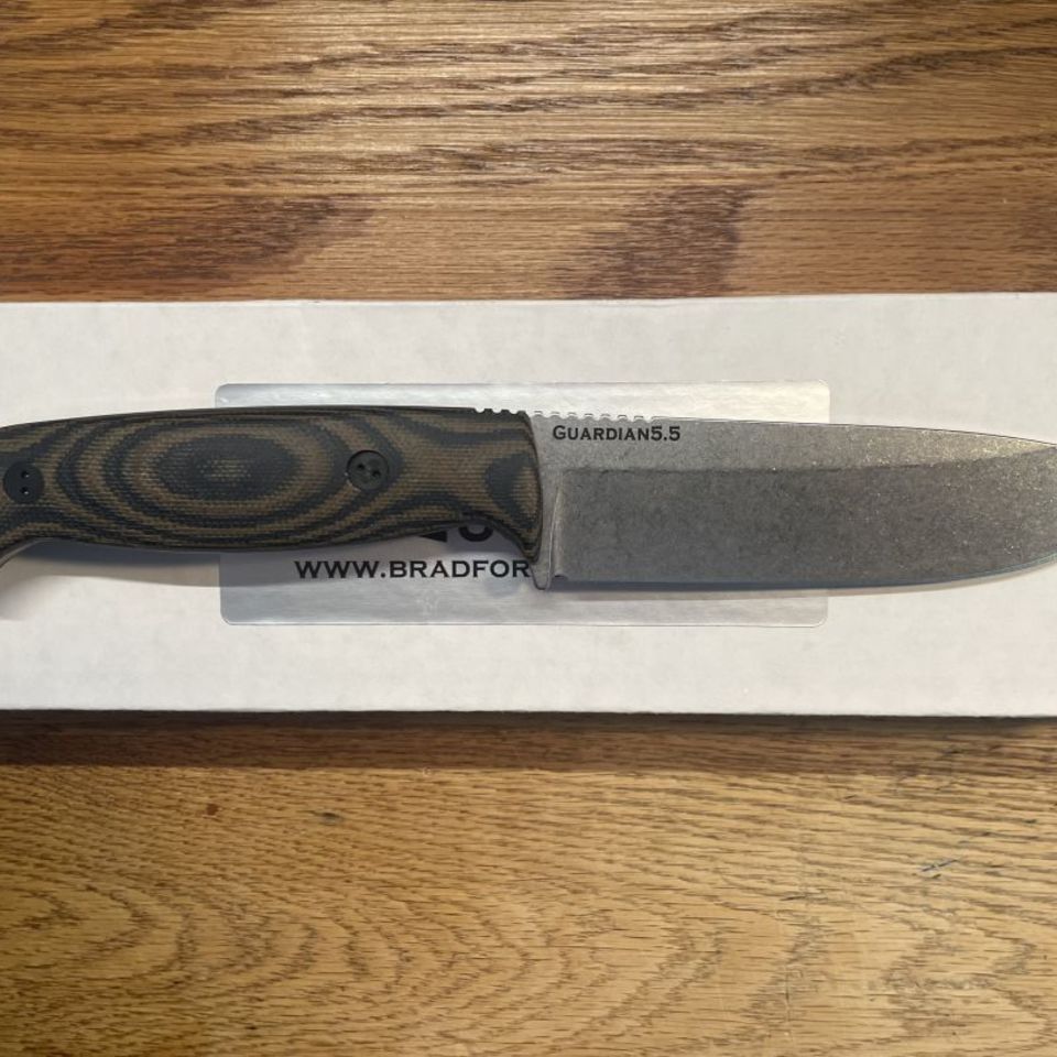 Image 3 - *New and unused* Bradford Guardian 5.5 Knife, 5.05" inch (Magnacut  steel blade)