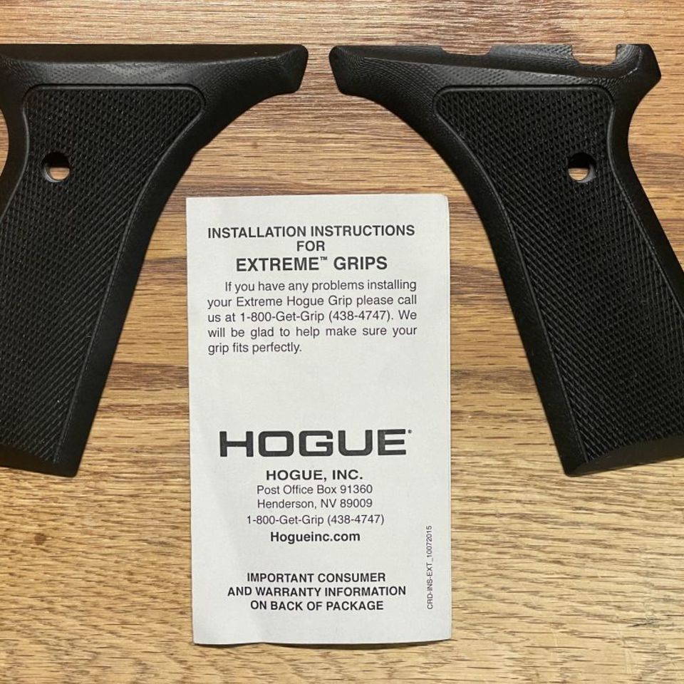 Image 1 - *New* HOGUE / Browning Buckmark , checkered (black) G10 grips