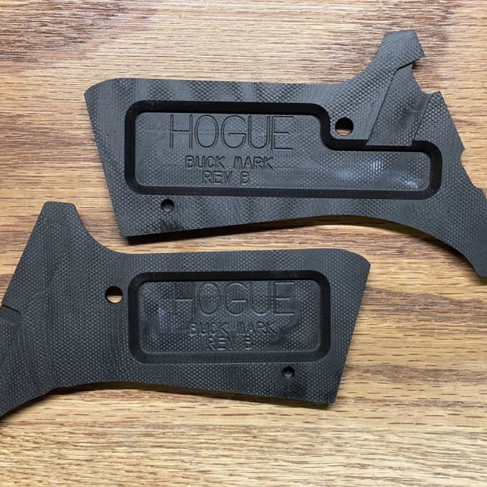 Image 2 - *New* HOGUE / Browning Buckmark , checkered (black) G10 grips