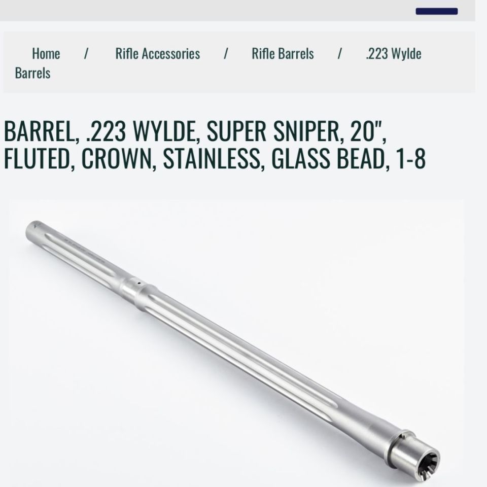 Image 3 - NIB WILSON SUPER SNIPER 20” 