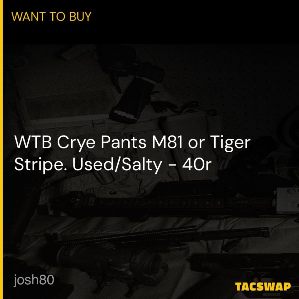 Image 1 - WTB Crye Pants M81 or TS