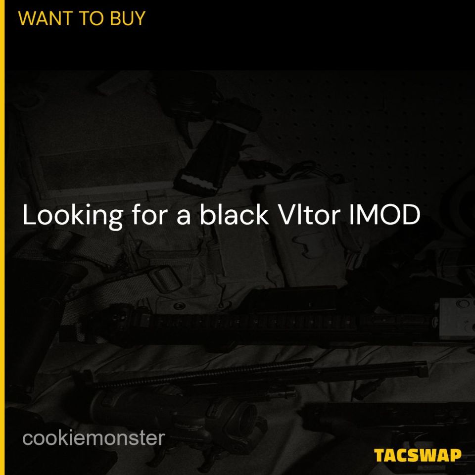 Image 1 - WTB: Black Vltor IMOD Stock