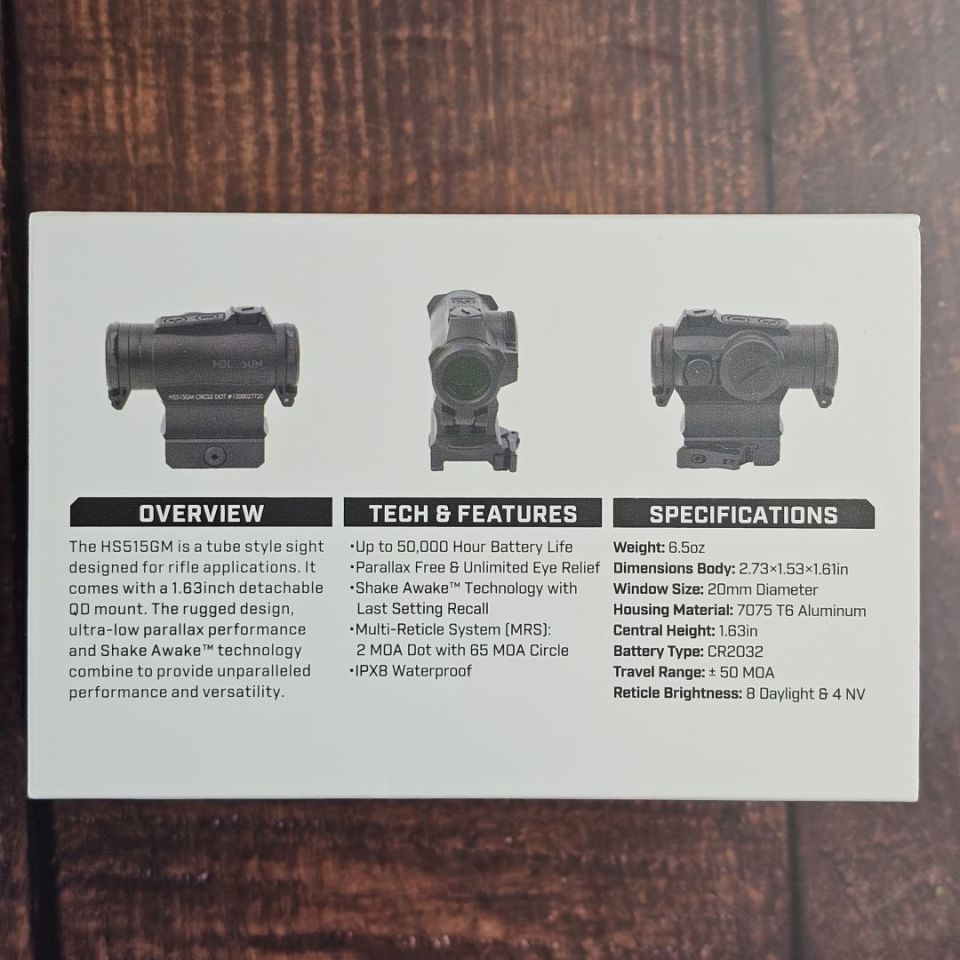 Image 2 - NEW in Box HS515GM Red Dot