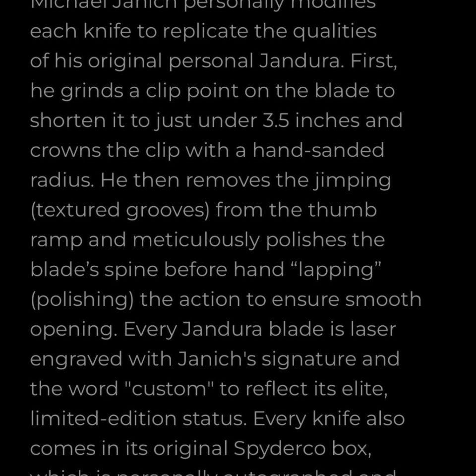 Image 3 - Custom Spyderco Endura 4