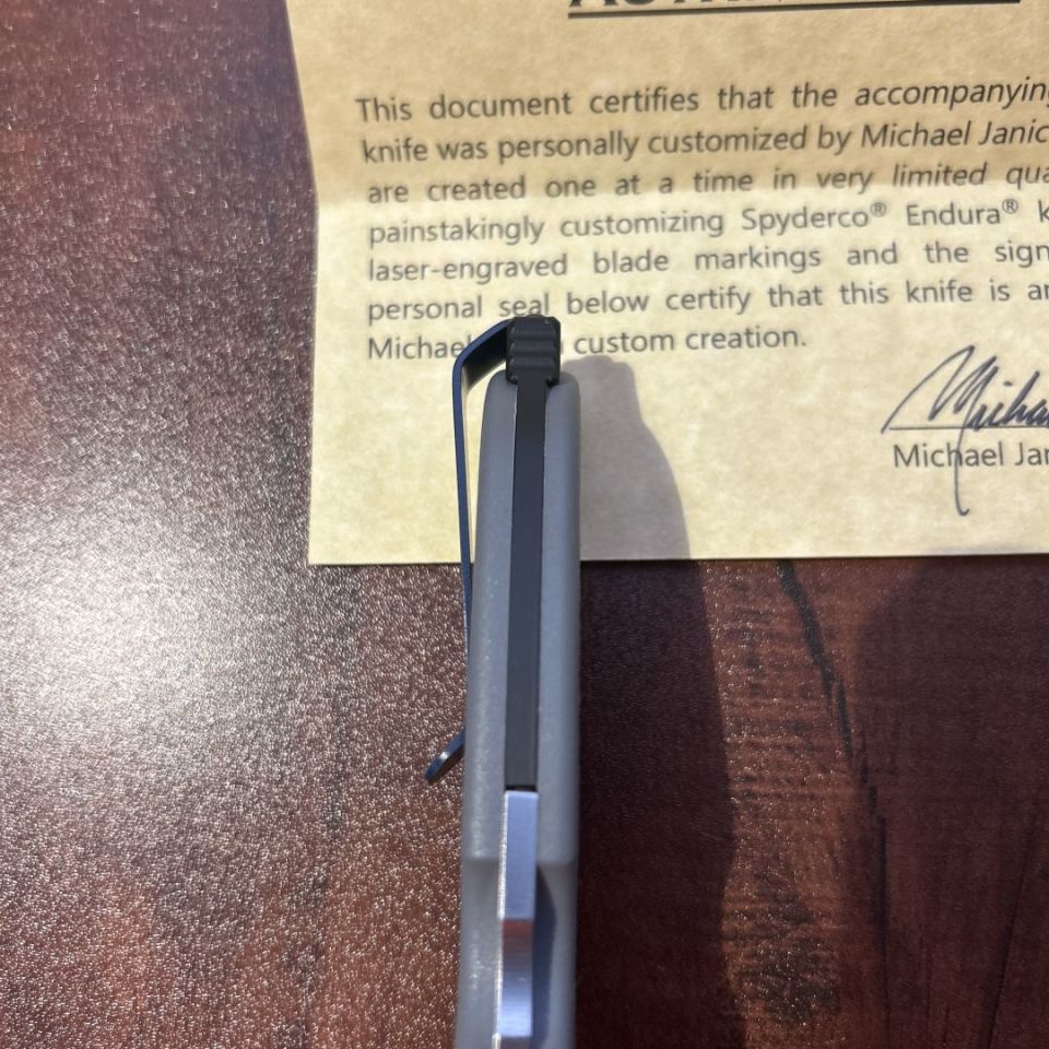 Image 5 - Custom Spyderco Endura 4