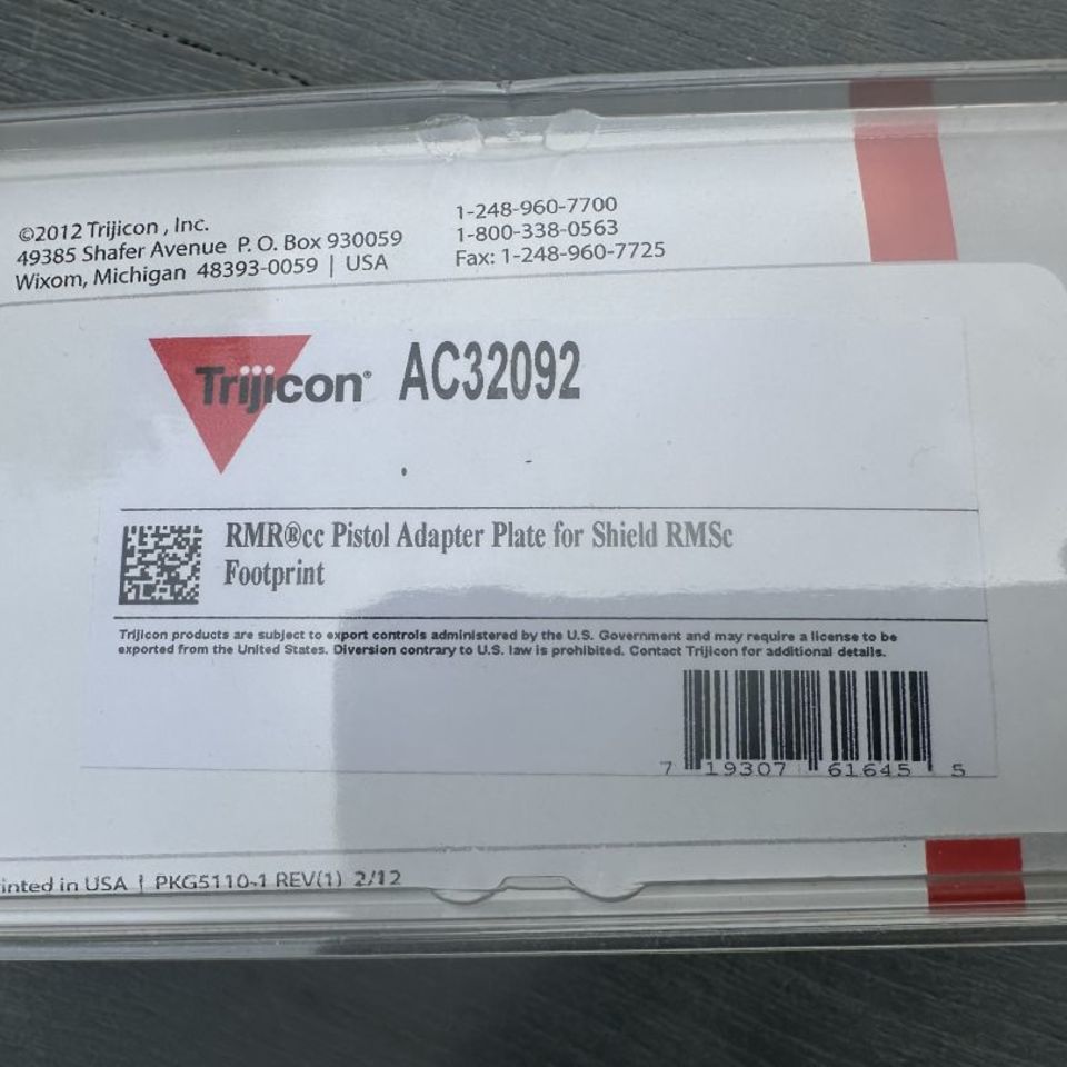 Image 2 - Trijicon RMR CC Plate AC32092