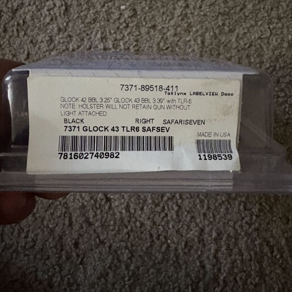 Image 1 - Glock 43/43x holster