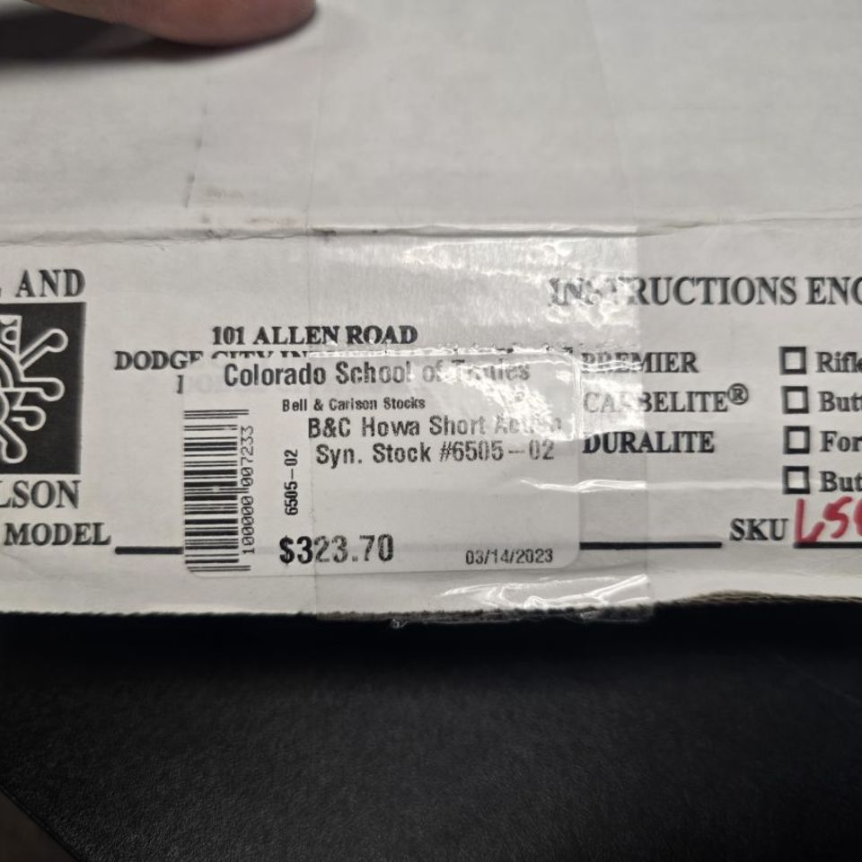 Image 2 - BELL & CARLSON STOCK HOWA