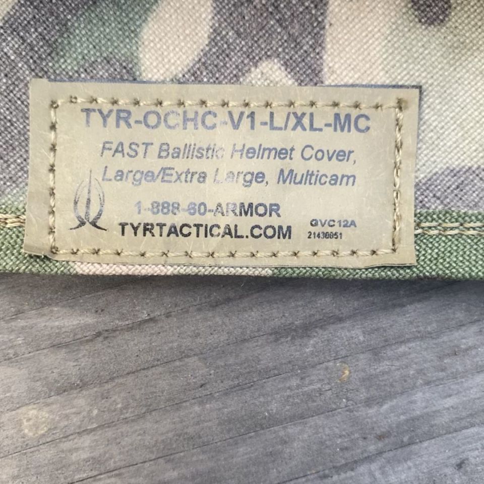 Image 3 - TYR Ops core helmet cover