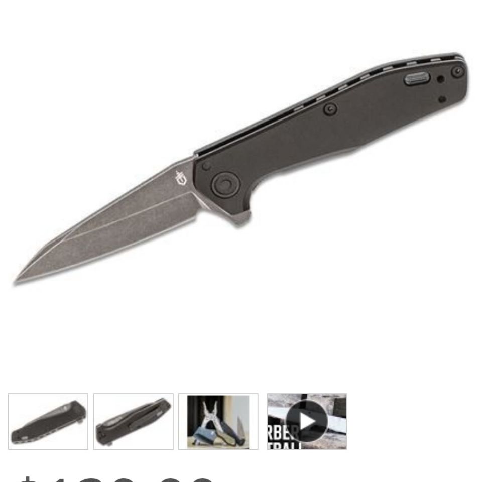 Image 3 - Gerber Fastball, Black, S30V