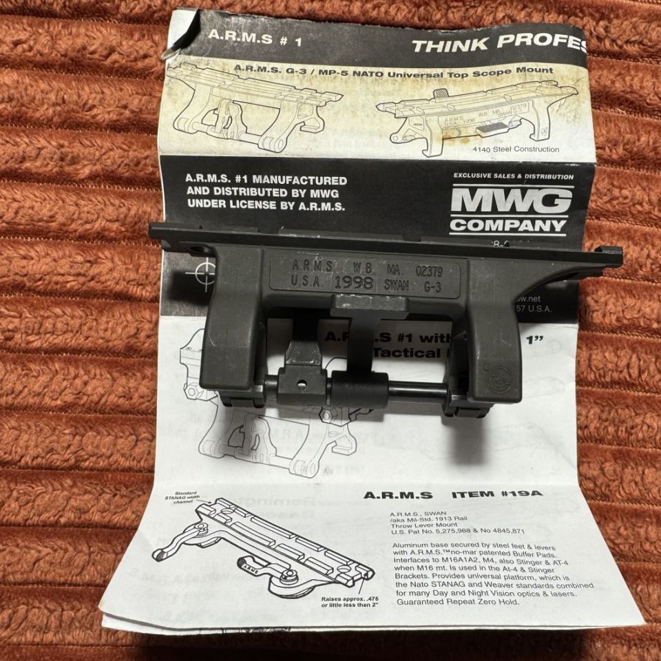 Image 1 - ARMS Swan G3 Mount