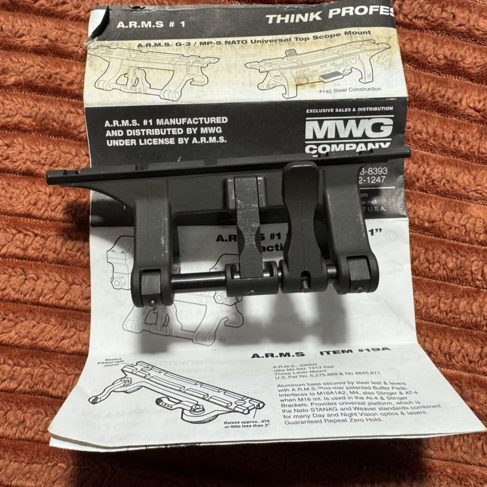 Image 2 - ARMS Swan G3 Mount