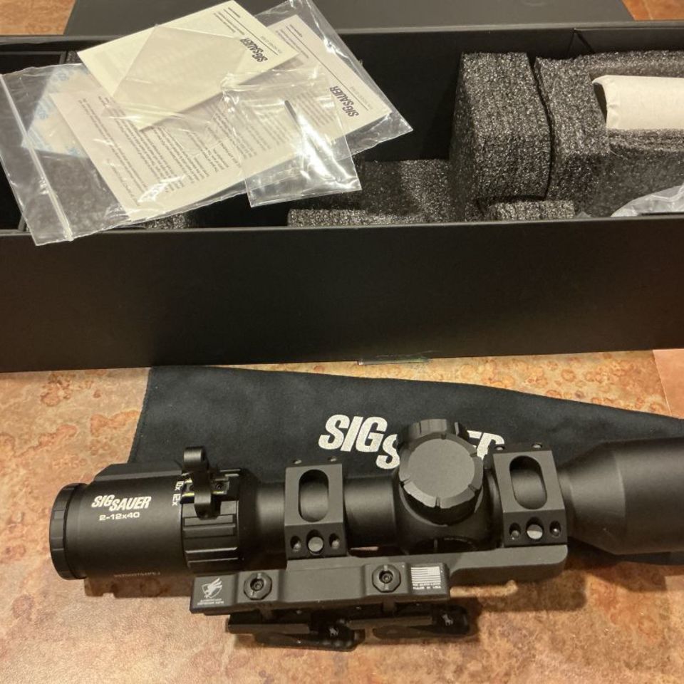 Image 4 - SIG BDX 2-12X Scope & 10X Bino