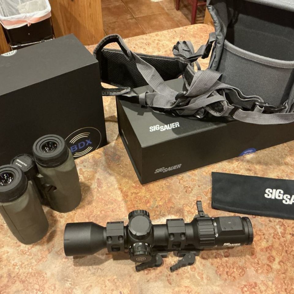 Image 1 - SIG BDX 2-12X Scope & 10X Bino
