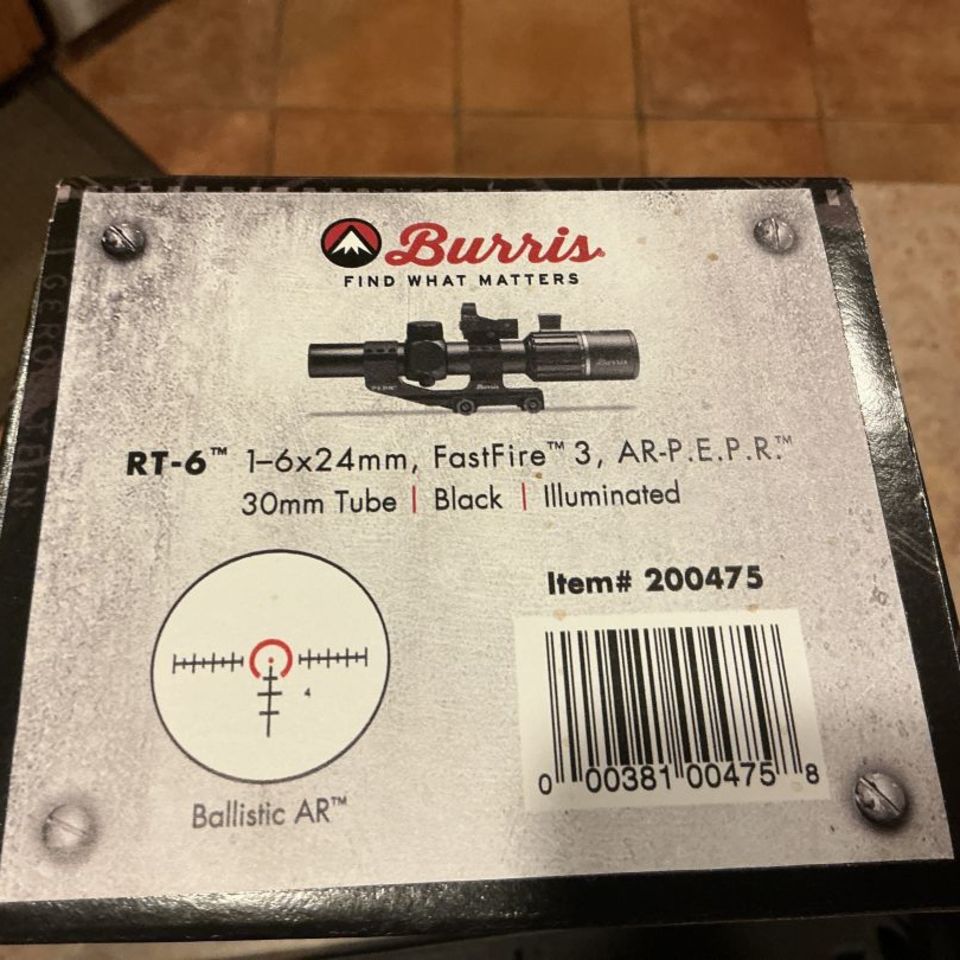 Image 3 - Burris RT-6 Tactical Combo Kit