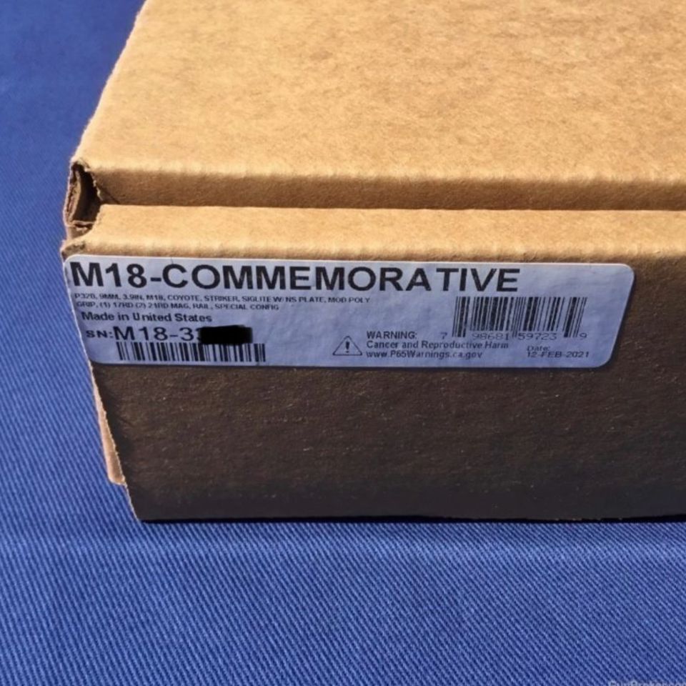 Image 2 - Sig M18 commemorative 1/5000 