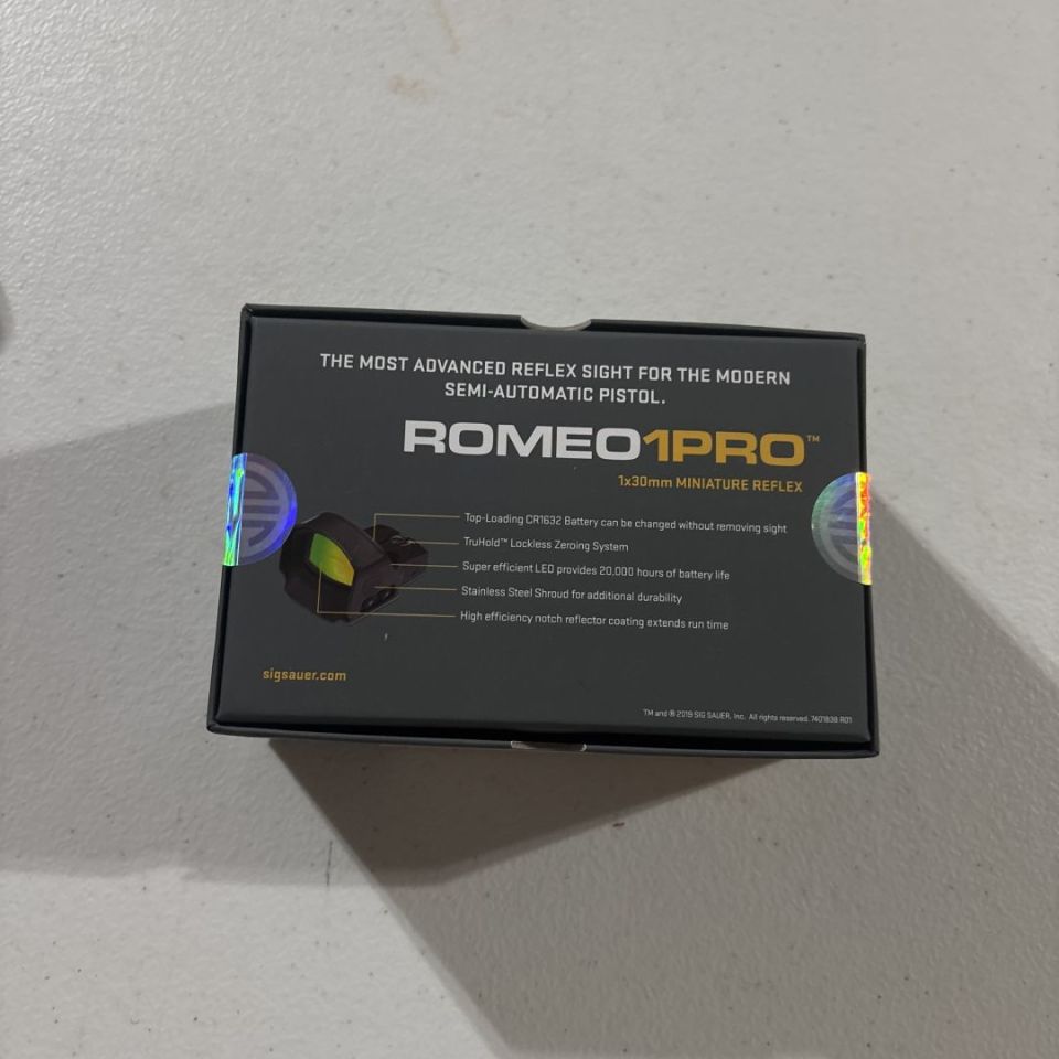 Image 2 - Brand new Sig Romeo 1 pro