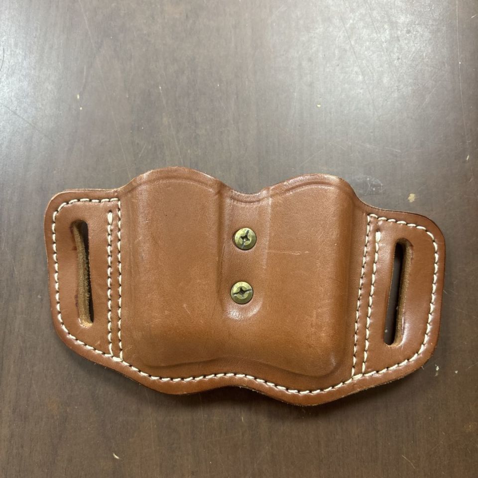 Image 1 - 1791 Double mag pouch leather