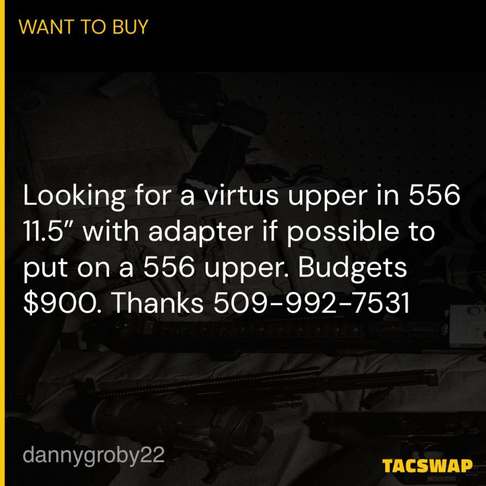 Image 1 - ISO: 11.5 virtus upper 556