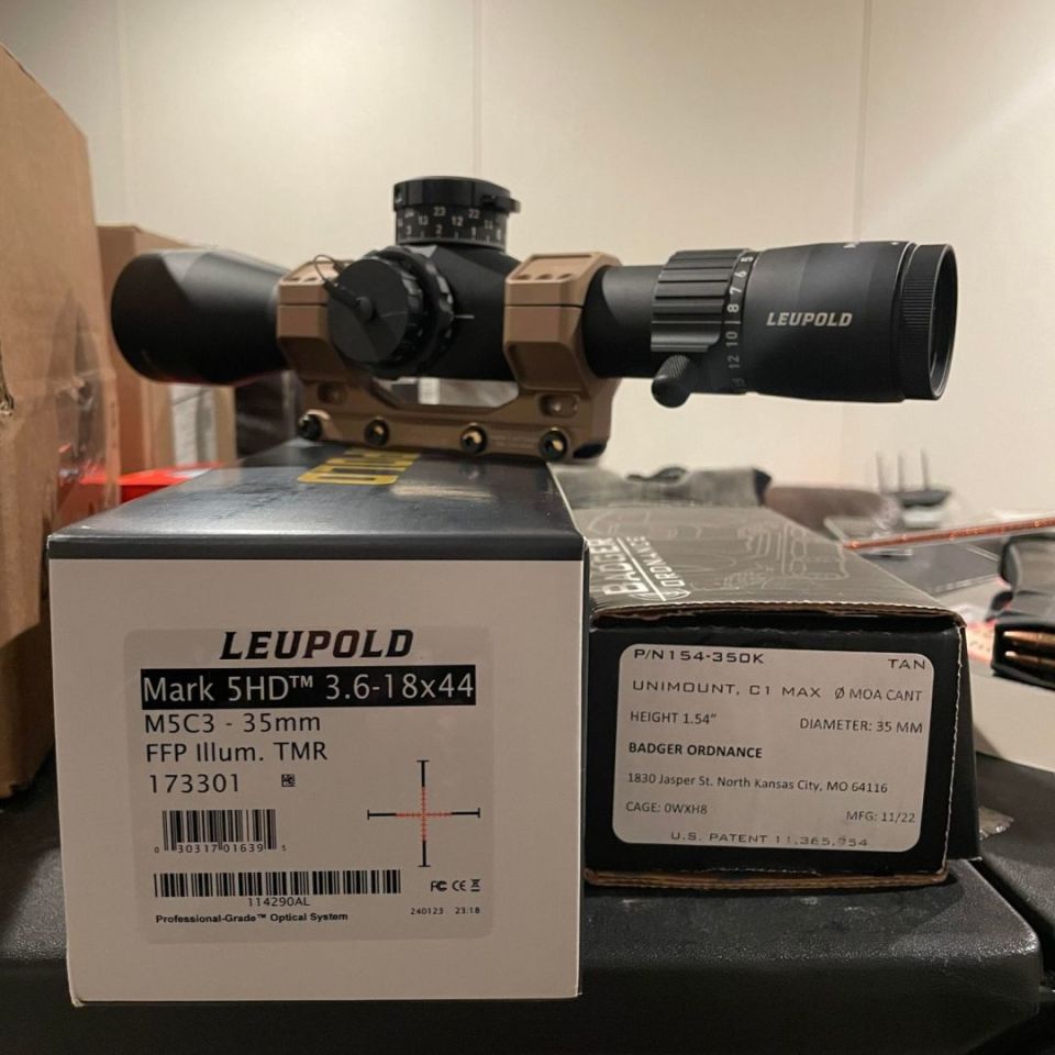 Image 1 - Leupold MK5HD 3.6-18 Illum TMR